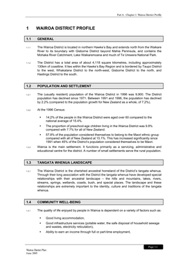 Chapter 1: Wairoa District Profile