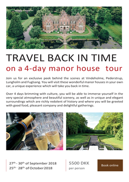 TRAVEL BACK in TIME on a 4-Day Manor House Tour