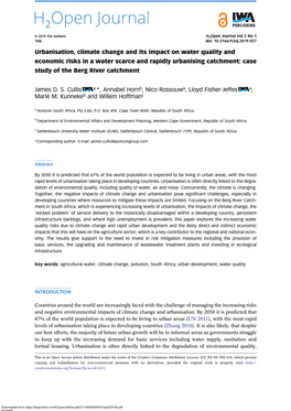 Urbanisation Climate Change Berg Upper