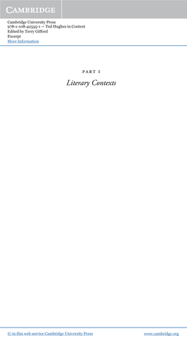 Literary Contexts