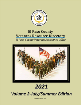 El Paso County Veterans Resource Directory