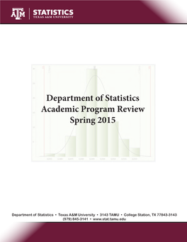 Department of Statistics Academic Program Review Spring 2015