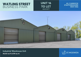 Unit 16 to Let A5, Cannock Staffordshire