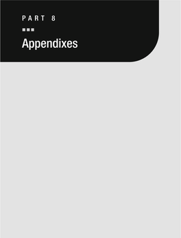 Appendixes APPENDIX A