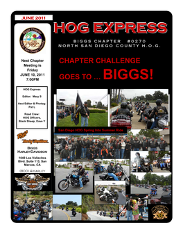 June 2011 Hog Express