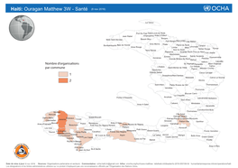 Haiti: Ouragan Matthew 3W - Santé (8 Nov 2016)