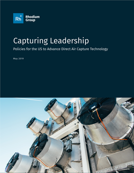 Capturing Leadership: Policies for the US To