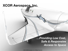 XCOR Aerospace, Inc