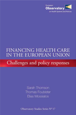 Financing Health Care in the European Region