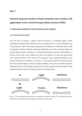 Part 1 Classical Numerical Models of Basin Formation and Evolution with Applications to the Central European Basin System