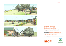 Moulton Heights Northamptonshire Design and Access Statement
