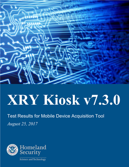XRY Kiosk V7.3.0
