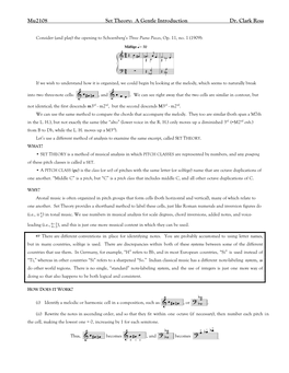 Set Theory: a Gentle Introduction Dr