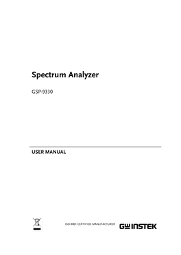 Spectrum Analyzer