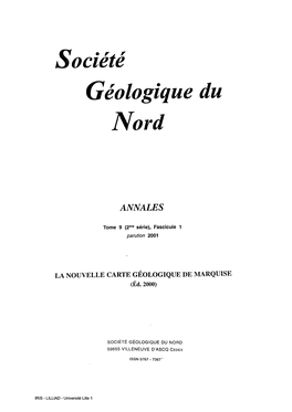 Société Géologique Du Nord