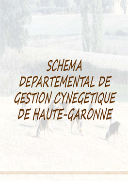 Schema Departemental De Gestion Cynegetique De