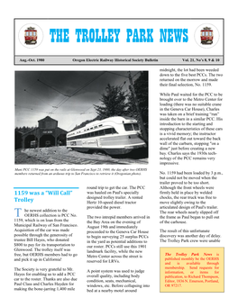 The Trolley Park News