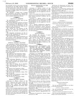 Congressional Record—House H1653