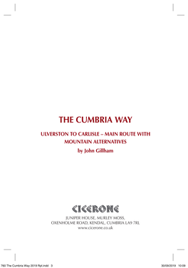 The Cumbria Way