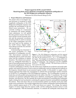 Resolving Finite Source Attributes of Moderate Magnitude Earthquakes