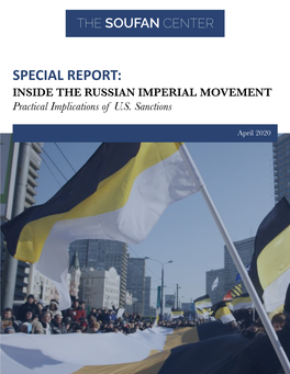 THE RUSSIAN IMPERIAL MOVEMENT Practical Implications of U.S