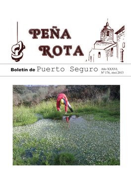 Boletín De Puerto Seguro Año XXXVI, Nº 176, Abril 2013