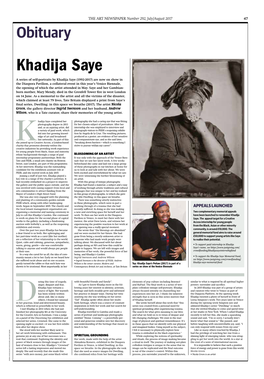 Khadija Saye