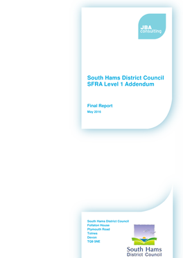 South Hams District Council SFRA Level 1 Addendum