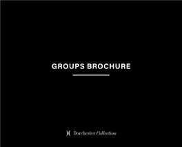 Groups Brochure