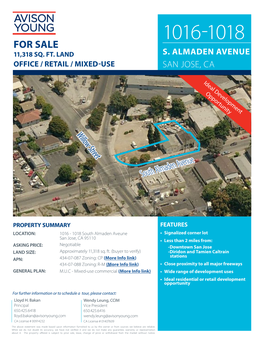 For Sale 11,318 Sq