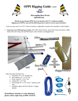 OPPI Rigging Guide 3/2008