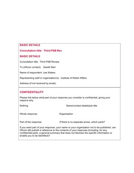 Third PSB Rev BASIC DETAILS