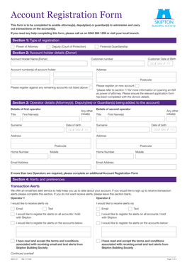 Account Registration Form