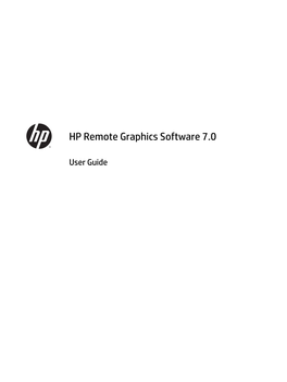 HP Remote Graphics Software 7.0