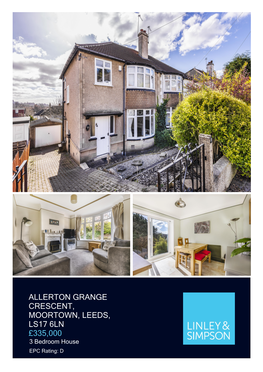 Allerton Grange Crescent, Moortown, Leeds, Ls17