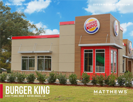 Burger King 5353 Plank Rd, Baton Rouge, LA