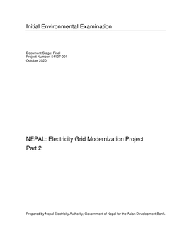 Electricity Grid Modernization Project Part 2