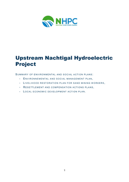 Upstream Nachtigal Hydroelectric Project