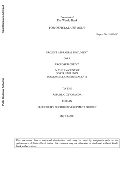 World Bank Document