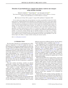 Detection of Gravitational-Wave Signals from Binary Neutron Star Mergers Using Machine Learning