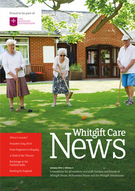 Families and Friends of Whitgift House, Wilhelmina House and the Whitgift Almshouses