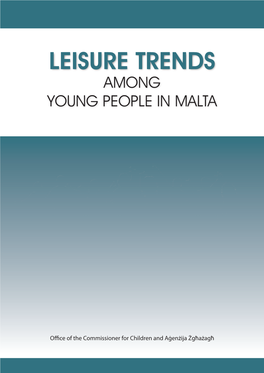 Leisure Trends Among Young People in Malta