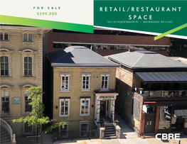 Retail/Restaurant Space