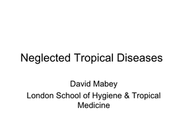 Neglected Tropical Diseases