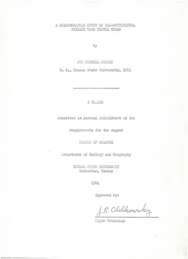 Seismographic Study of Mid-Continental Primary Wave Travel Times