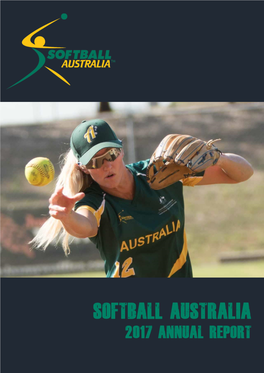 Softball Australia 2017 Annual Report