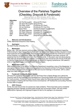 Overview of the Parishes Together (Checkley