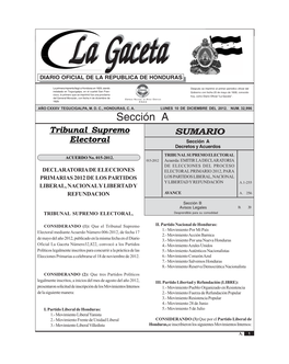 10-12-2012 Gaceta 32,996 DECLARATORIA ELECTORAL