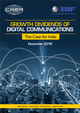 Growth Dividends of Digital Communications the Case for India