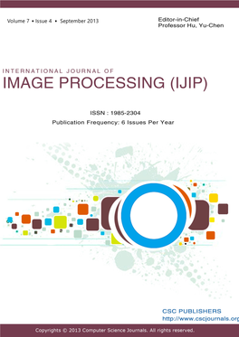International Journal of Image Processing (Ijip)